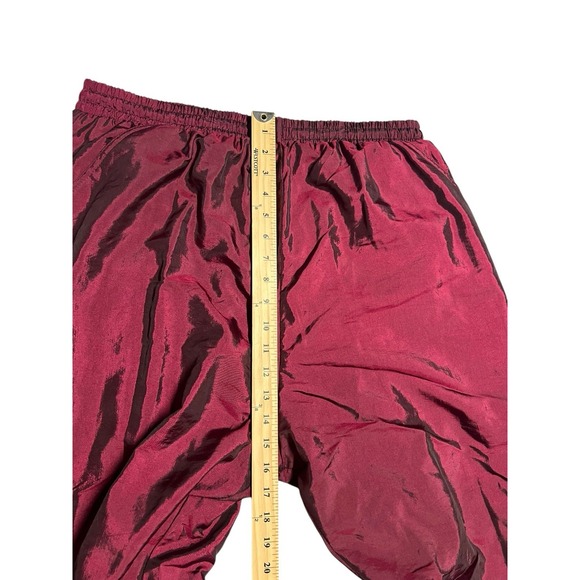 Vtg Climate Zone Track Suit Jacket And Pants Womens 22w Nylon 80s 90s Metallic - Picture 13 of 16